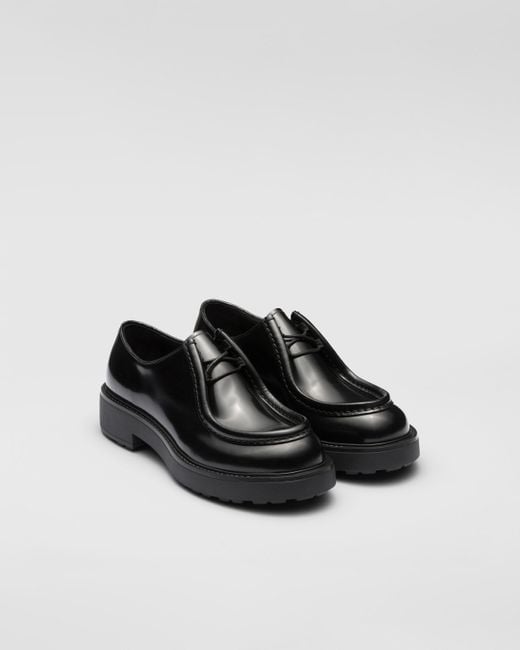 PRADA ダイアパソン　diapason 38/5 25.5 26 雑誌掲載モデル】プラダの新作レザーシューズ『DIAPASON