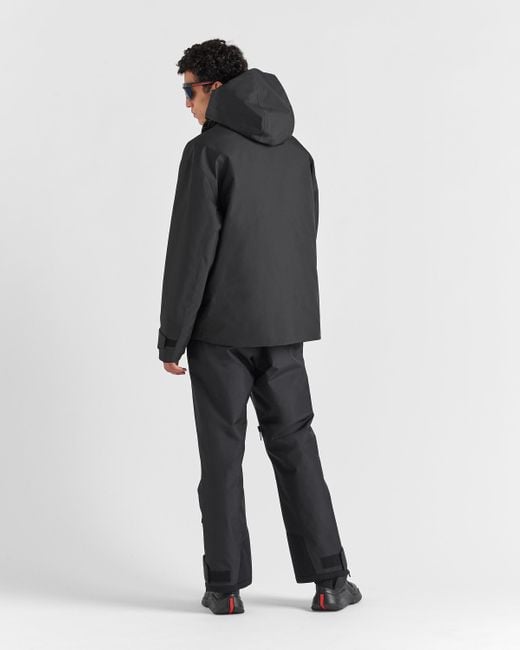 Prada Black Extreme-tex Snowboard Jacket for men
