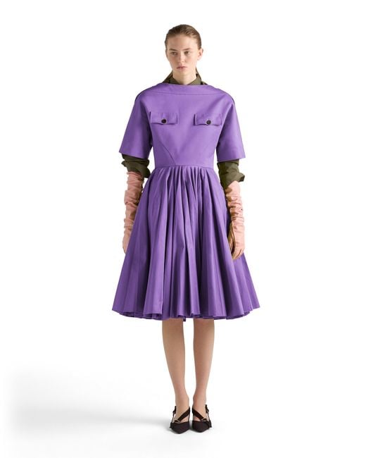 Prada Purple Chino Dress