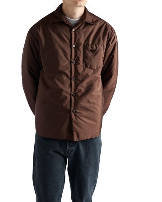 Camicia di Prada in Brown da Uomo