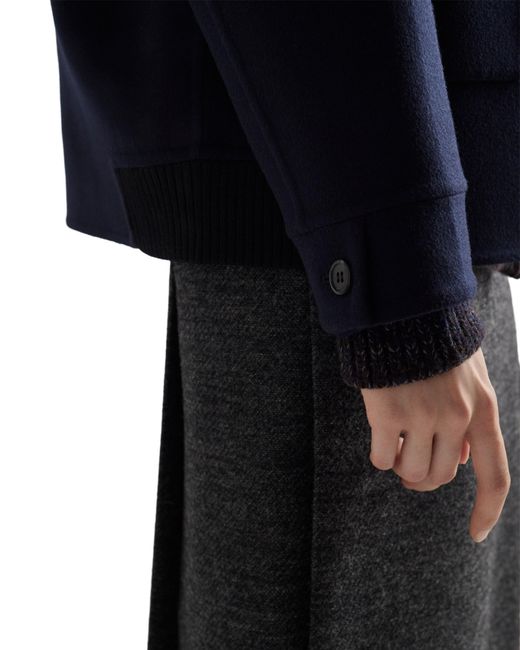 Prada Blue Double Cashwool Jacket