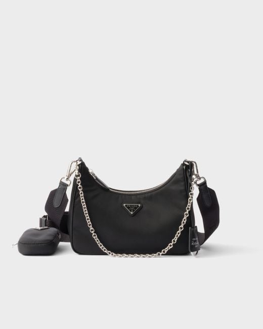 Borsa A Spalla Re-Edition di Prada in Black