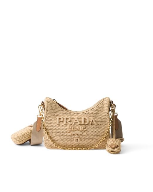 Borsa Re-Edition 2005 di Prada in Natural