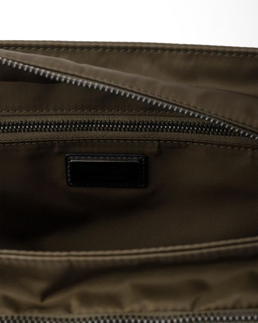 Prada Black Explore Re-Nylon And Leather Bag for men