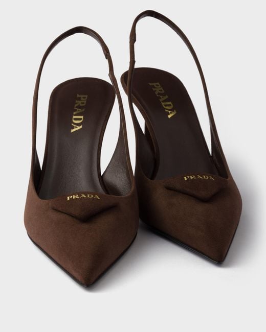 Décolleté Slingback di Prada in White