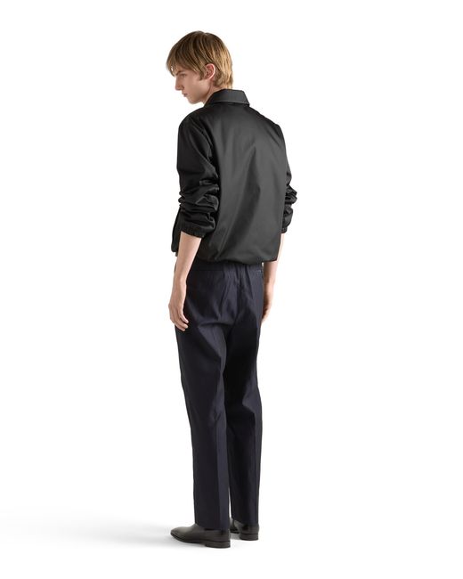 Prada Black Re-Nylon Blouson Jacket for men
