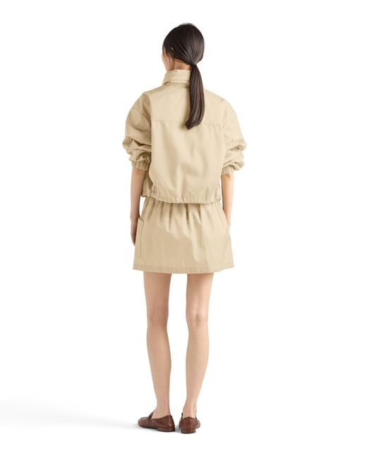 Prada White Re-Nylon Blouson Jacket