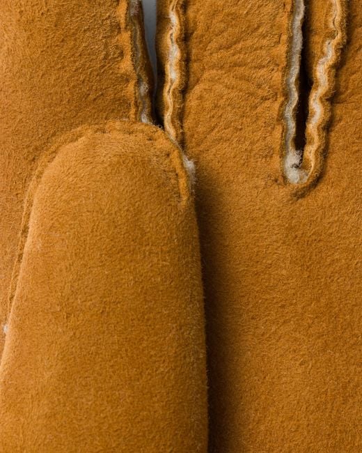 Prada White Suede Sheepskin Gloves, Size 7