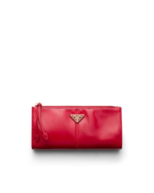 Pouch di Prada in Red