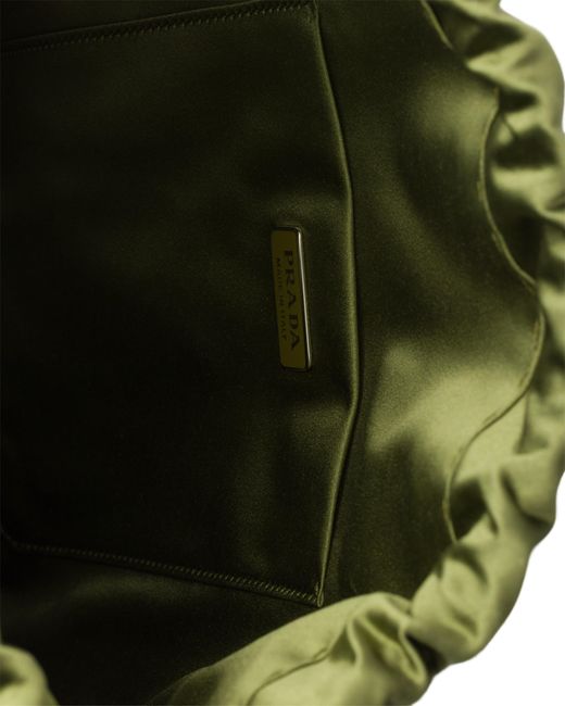 Pouch Wish di Prada in Green