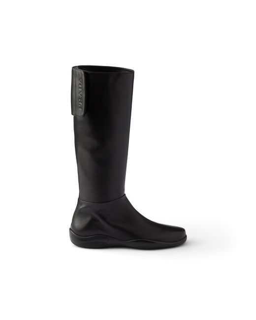 Prada Black Toblach Nappa Leather Boots