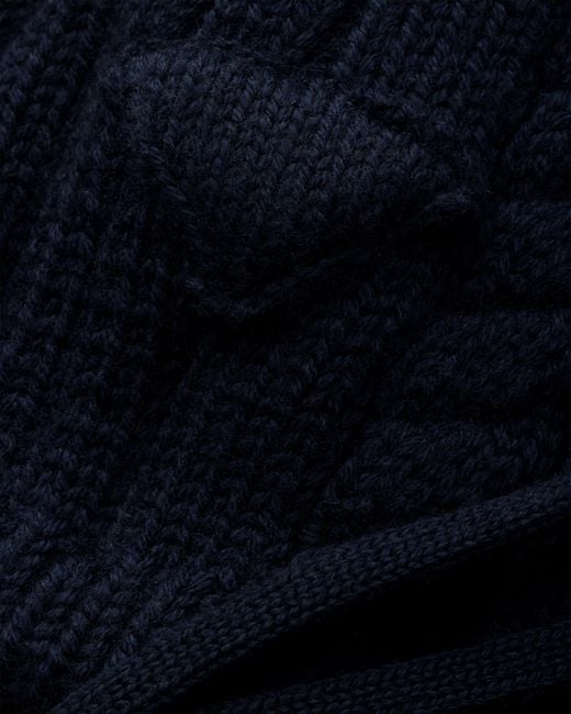 Prada Blue Wool Balaclava