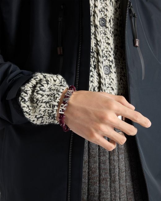Bracciale di Prada in White da Uomo