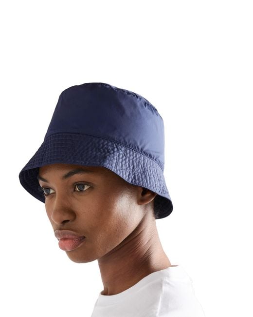 Cappello Da Pescatore Ripiegabile di Prada in Blue