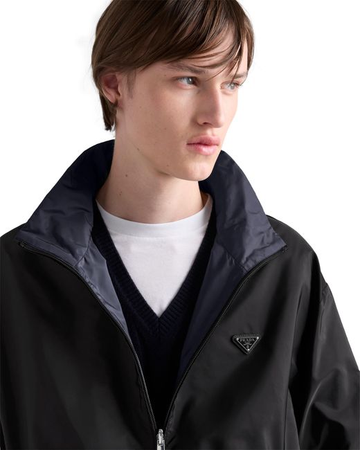 Prada Black Re-Nylon Jacket for men