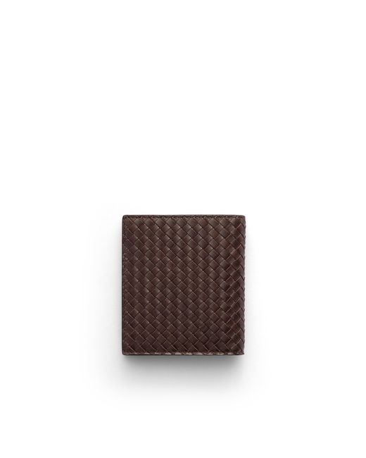 Prada Brown Leather Wallet, Sienna for men