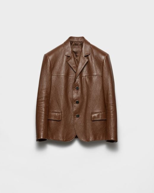 Giacca di Prada in Brown da Uomo