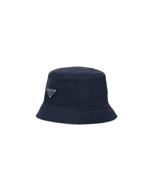 Prada Blue Midnight Re-Nylon Hat for men