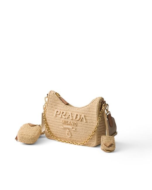 Borsa Re-Edition 2005 di Prada in Natural