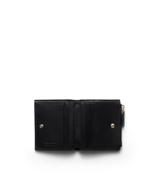Prada Kleine Geldbörse Aus Leder, Herren in Black für Herren