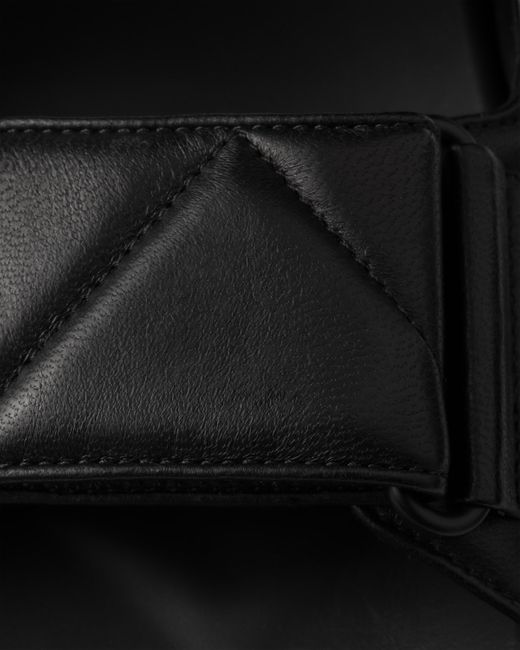 Prada Black Pantoletten Aus Gepolstertem Nappa-Leder