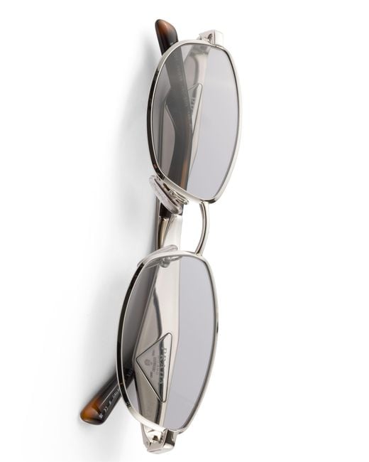 Prada White Sunglasses With Logo