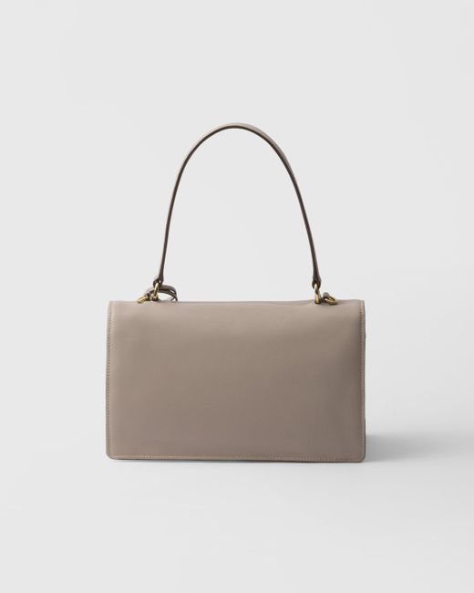 Borsa A Spalla Soft Sound Medium di Prada in White