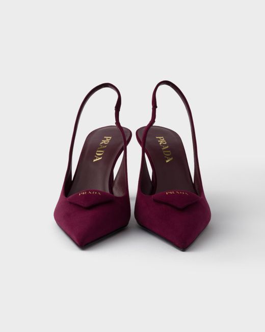 Décolleté Slingback di Prada in Purple