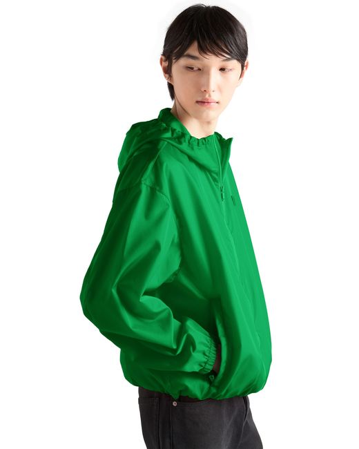 Prada Green Re-Nylon Rain Jacket