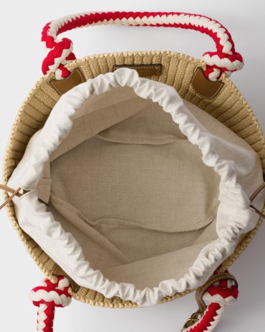 Prada White Small Crochet Bag