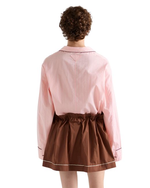 Camisa De Algodón, Mujer, Talla Prada de color Pink