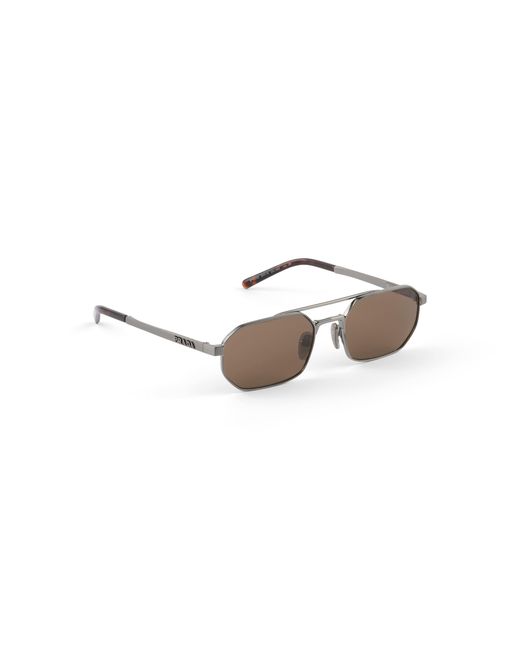 Prada White Sunglasses With Logo for men