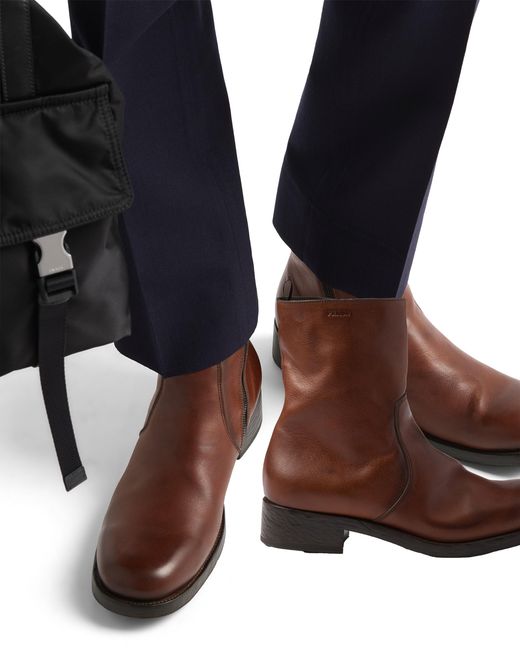 Stivaletti di Prada in Brown da Uomo