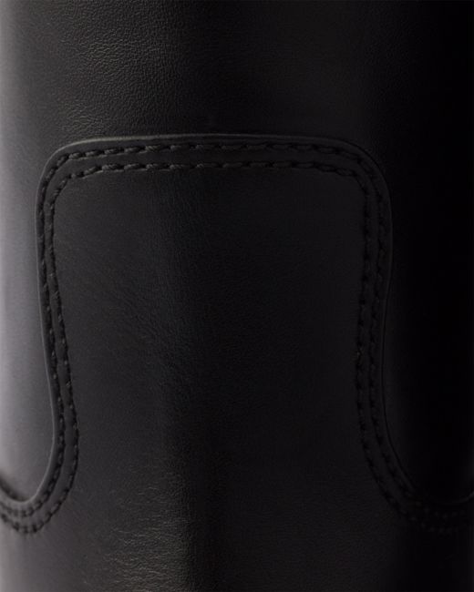 Prada Black Leather Boots