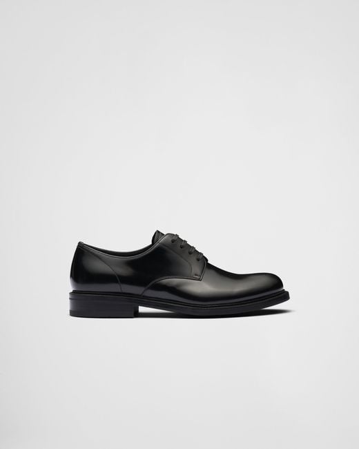 Scarpe Stringate di Prada in Black da Uomo