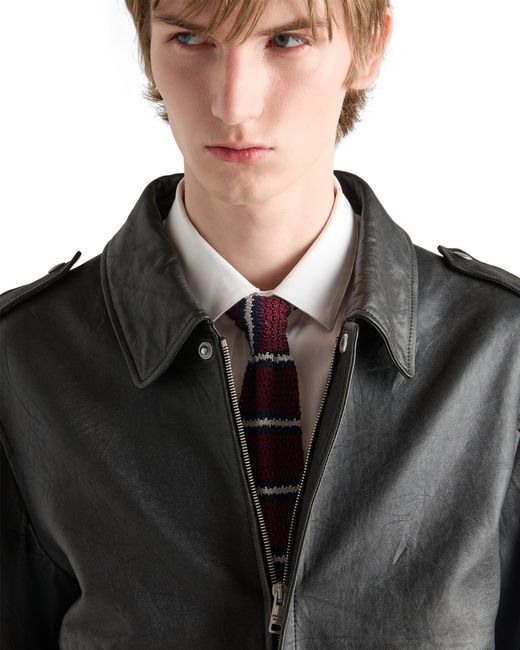 Cravatta di Prada in Purple da Uomo