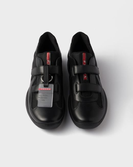 Prada Black America's Cup Original Sneakers for men