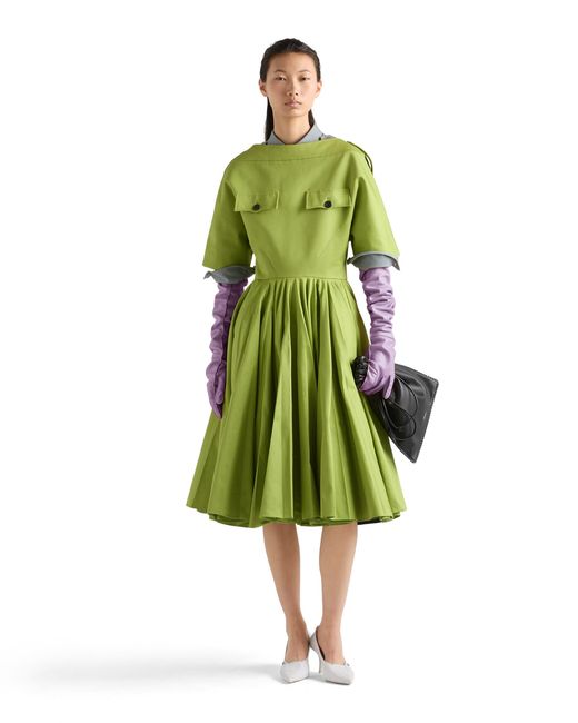 Prada Green Chino Dress
