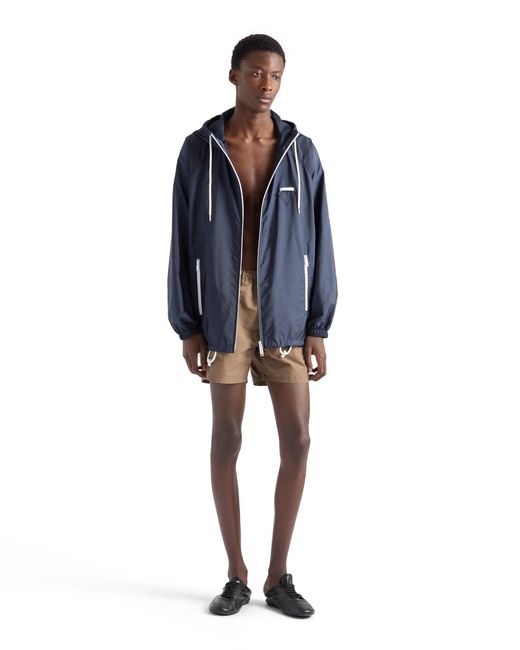 Prada Blue Re-Nylon Jacket for men