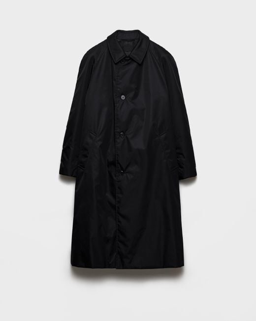 Prada Mantel Aus Re-Nylon in Black für Herren