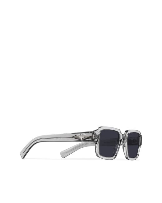 Prada Blue Sunglasses With Logo for men