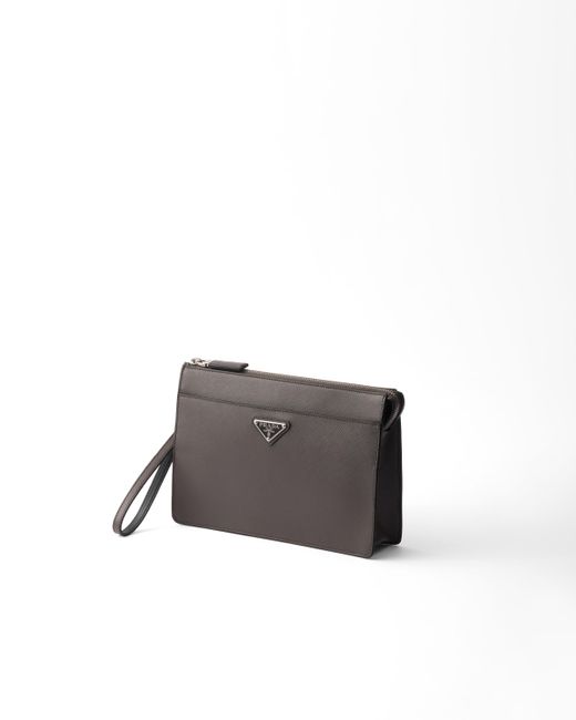 Bolso De Hombre De Piel Saffiano Prada de hombre de color White