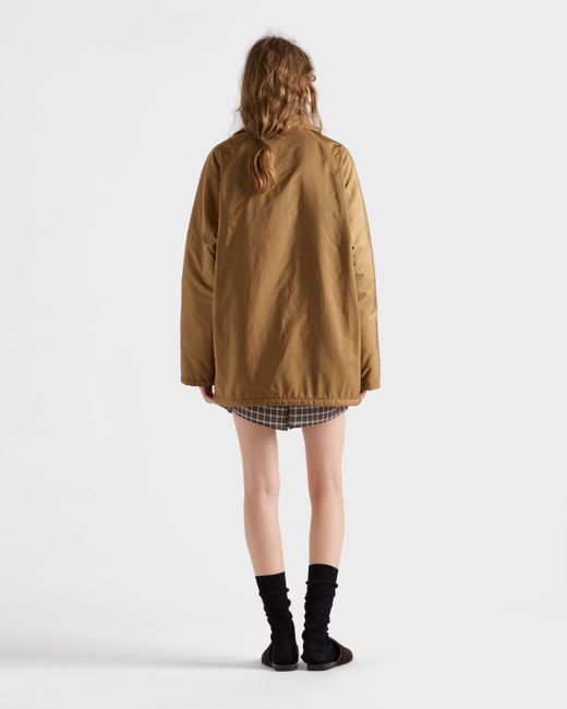Prada Brown Lightweight Re-Nylon Blouson Jacket
