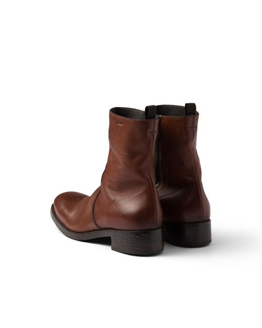 Stivaletti di Prada in Brown da Uomo
