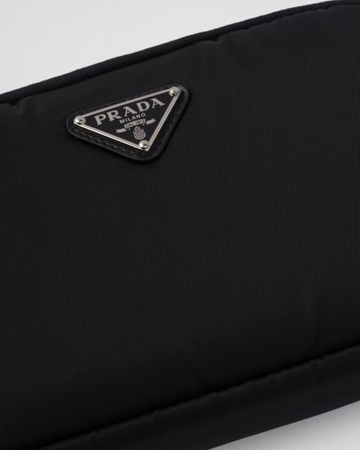 Prada Black Large Re-Nylon Wallet