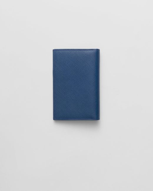 Porta Passaporto di Prada in Blue da Uomo