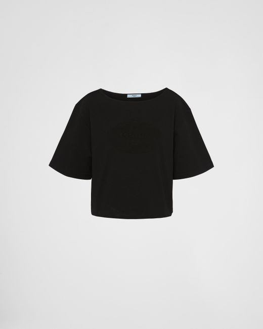Prada Black Jersey T-shirt