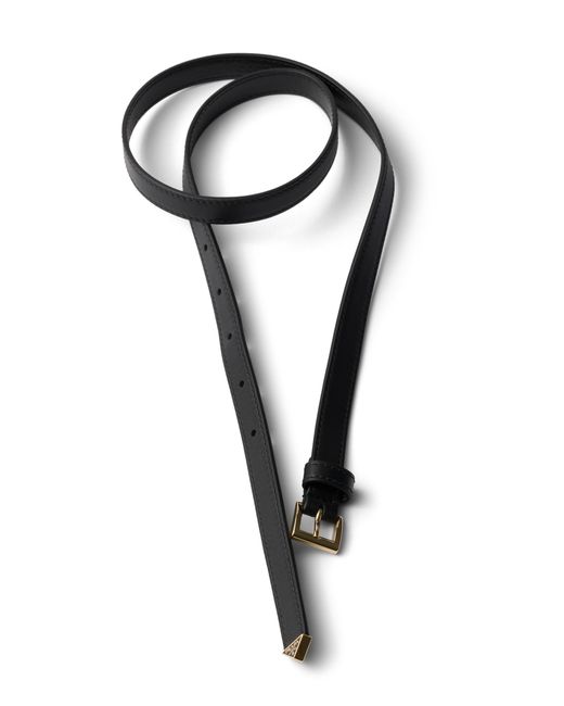 Prada Black Leather Belt