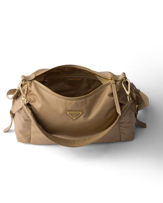 Borsa Explore Large di Prada in Natural