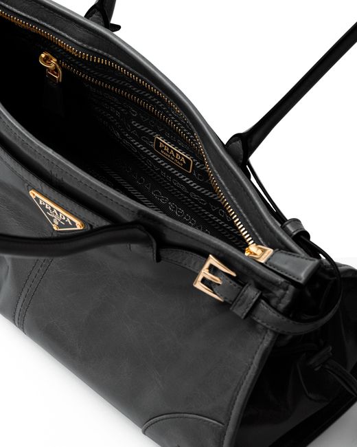 Borsa A Mano Bonnie Medium di Prada in Black